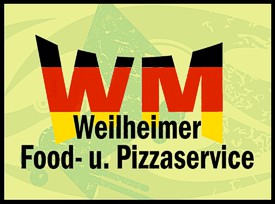 Speisekarte von Weilheimer Pizzaservice in 82362 Weilheim anzeigen